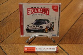 Sega rally 2 Sega Dreamcast CD Rom OBI + Manual Japan HDR-0010