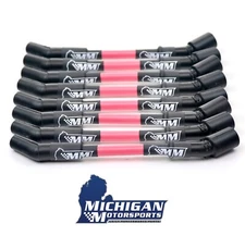 Michigan Motorsports LS Car Spark Plug Wires - Pink 10mm LS1 LS3 L99 L76 LS2 LS6