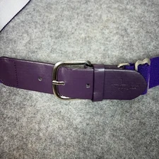 Douglas Mens Baseball Belt Purple Adjustable Sports Stretch Softball Casual Team