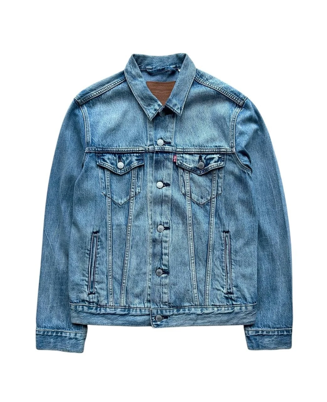 Levi’s premium killerbrew 3 big E trucker denim jacket men's M/48
