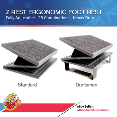 Z Rest Foot Rest Ergonomic Desk Setup Adjustable Foot Stool