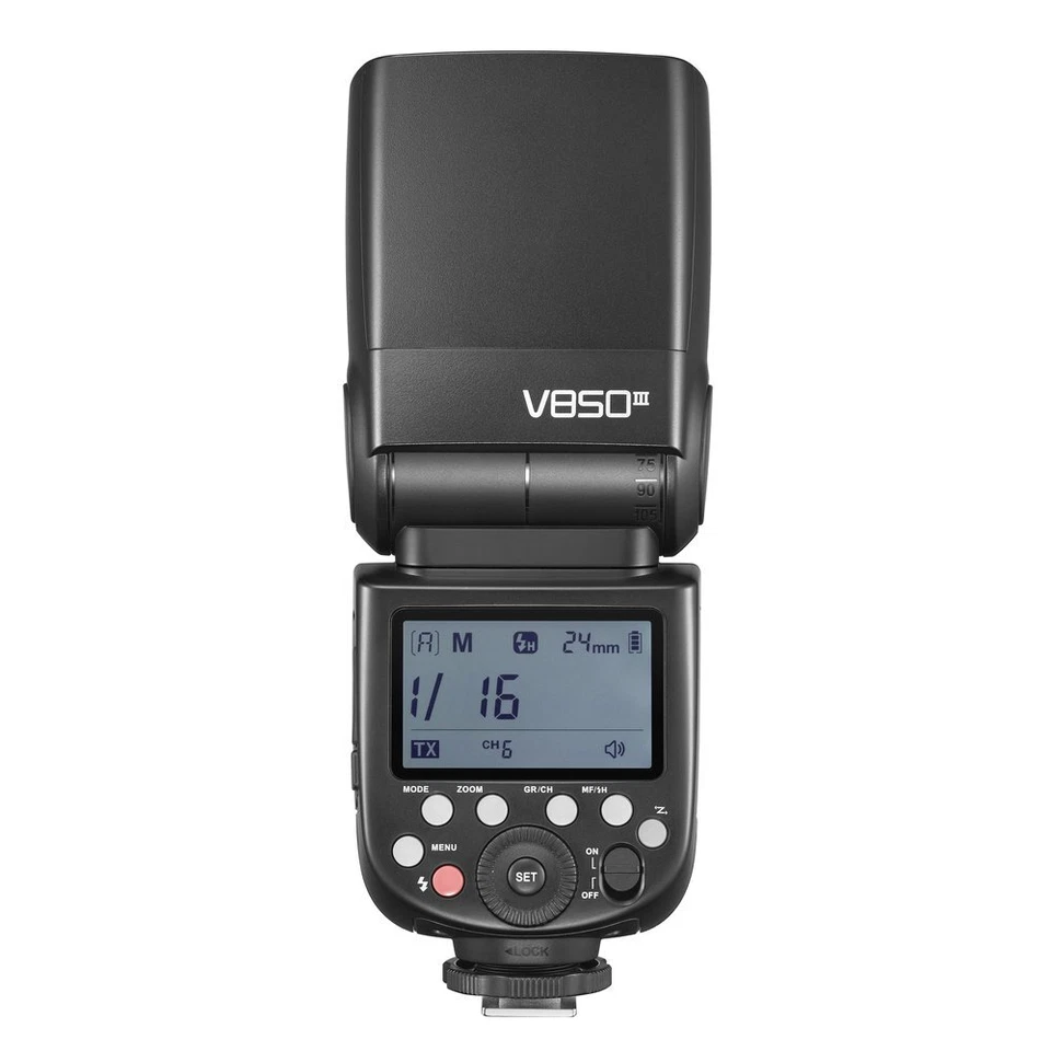 Godox V850III Speedlight Speedlite Flash Li-ion Battery for Canon/Nikon/Sony - Image 2 of 4