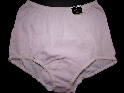 Kim Rogers Soft Smooth 100% Cotton Pink Full Panty Panties Brief #506 Size  7 USA