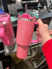 Stanley x Starbucks Winter Pink 40oz Tumbler (2024 Target Exclusive) New In Hand