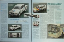 VOLVO 240 TURBO + OPEL KADETT E GSI in 1-18 Minichamps..ein Modellbericht #1305m