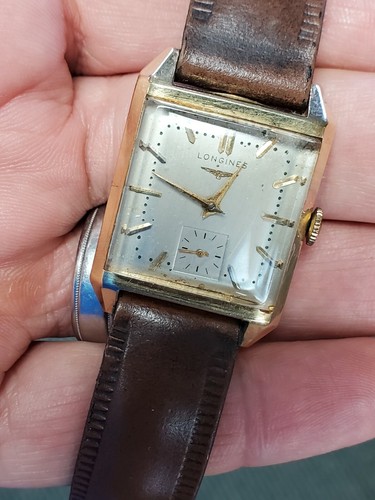 1952 LONGINES ORO MASSICCIO 14k 17j Orologio Uomo (6009) | eBay