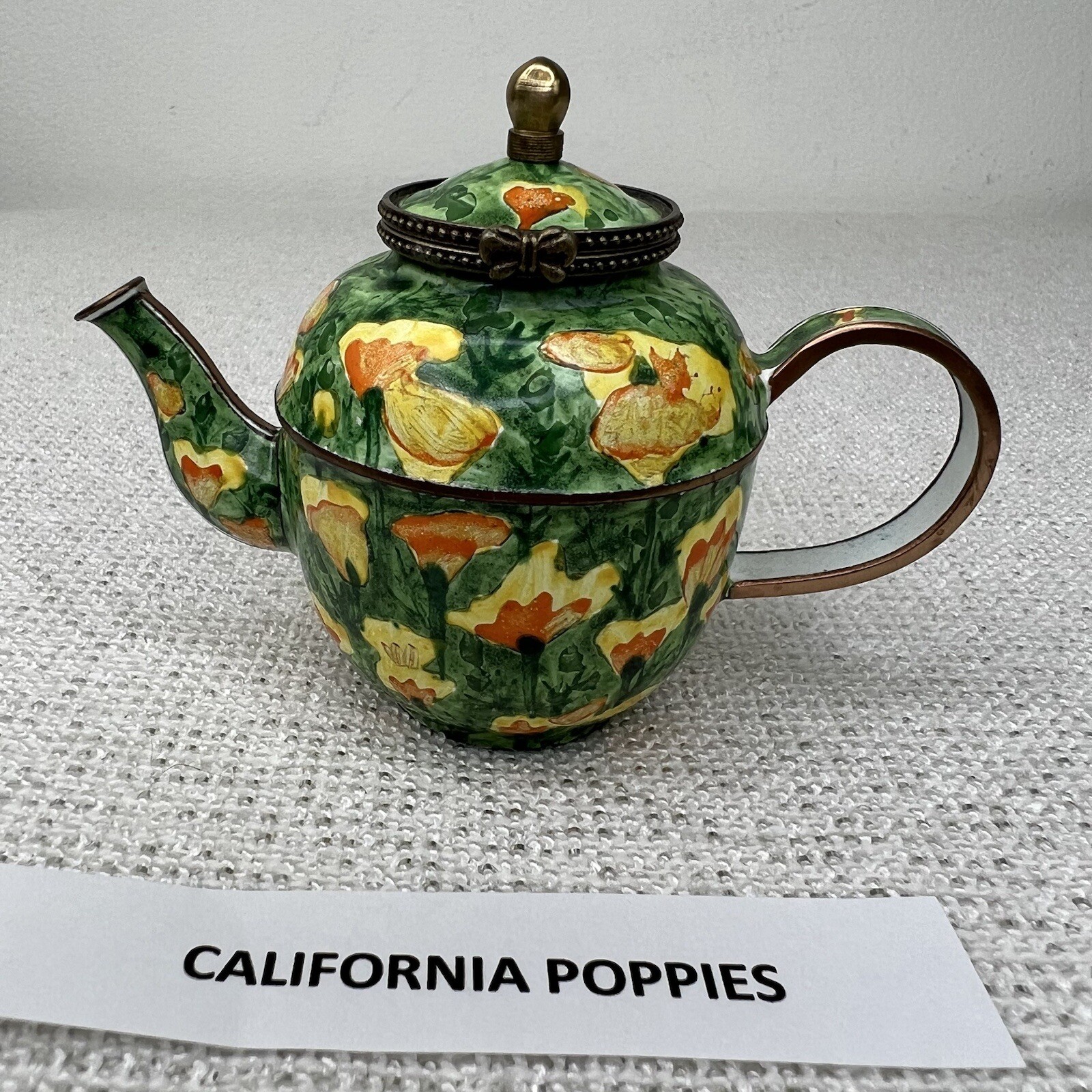 Kevin Chen Miniature Teapots Variety You Choose Porcelain Enamel Hand Painted eBay