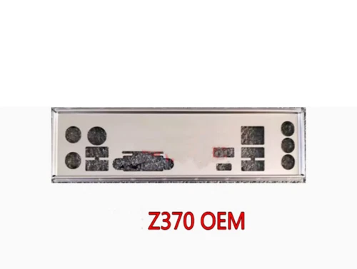 Shield I/O IO Backplate For ASRock Z370 OEM Motherboard