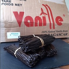 100g 25pcs Bourbon Vanilla Madagascar 17-20cm Grade A Long Pods