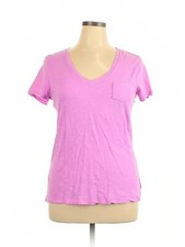 Gap Outlet Women Purple Short Sleeve T-Shirt ...