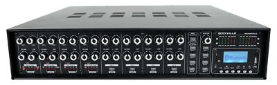 Rockville ROCK MATRIX 4 Zone 70 Volt Commercial Amplifier+Matrix Source Routing