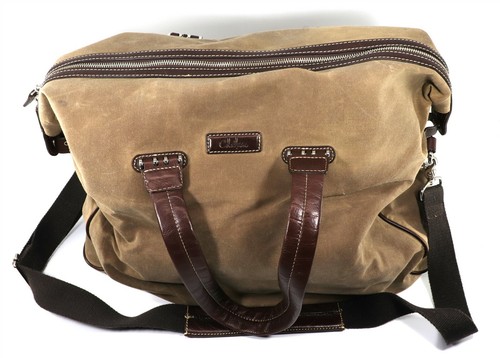 Canvas Leather Duffle Bag Travel Bag | eBay
