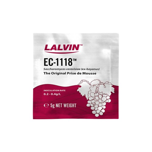 10 x Lalvin EC-1118 levadura de vino 5 g elaboración casera vino sidra levadura de champán - Imagen 2 de 2