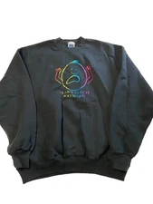 Mens DECOTEX Black Vintage "I Can't Take It Anymore" Sweatshirt Sz XL