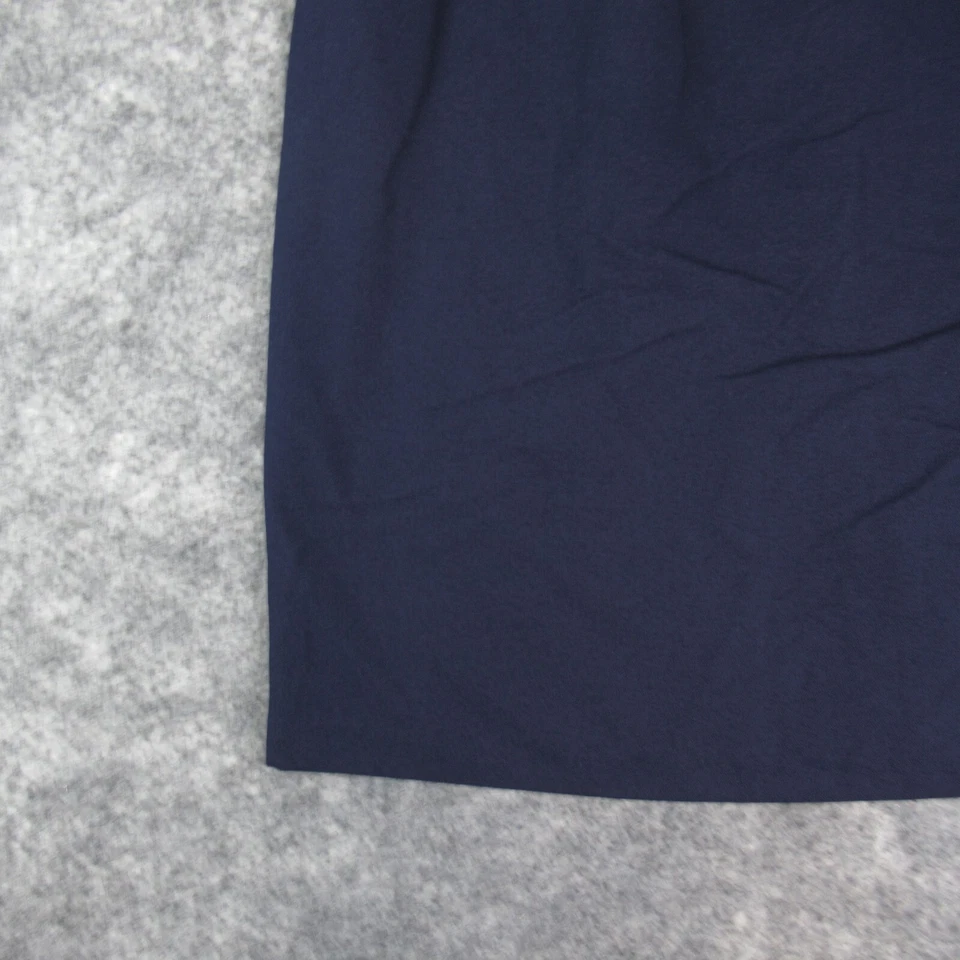 Falda The Villager Mujer 16 Azul Sólido Midi Cremallera Trasera Patada Plisada Forrada Carrera Foto 3 de 4