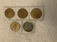 Hawaii Dollar Honolulu Medal Lot of 5 - Maui Hilo Kauai Honolulu, 2X, 1974