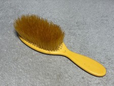 Vintage "French Ivory" Celluloid Hair Brush.  Art Deco