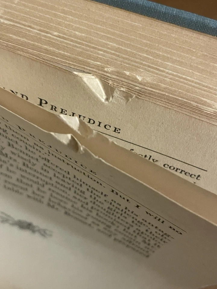 Vintage! - Color Illustrated PRIDE AND PREJUDICE Robert Ball JANE AUSTEN 1945 HC - Image 4 of 4