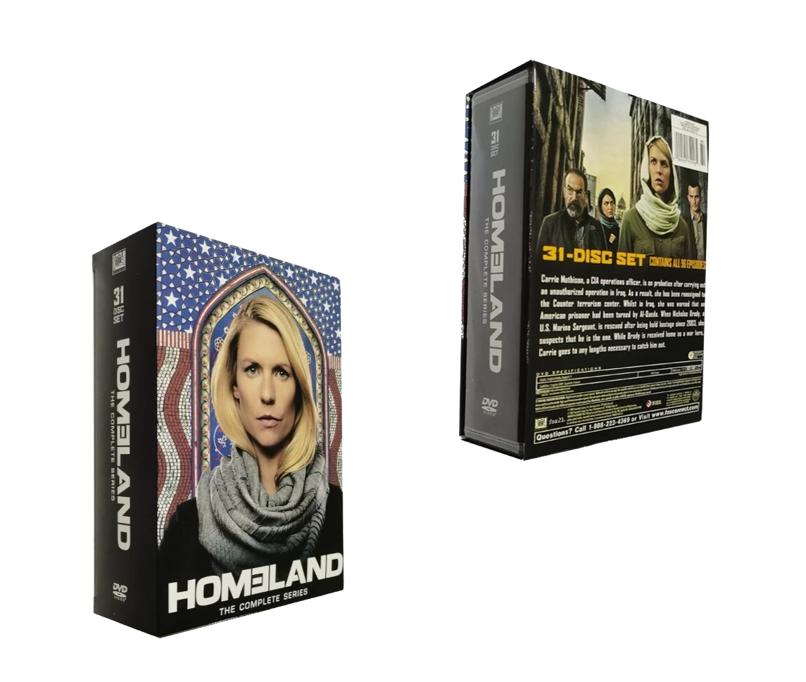 HOMELAND: The Complete Series, Seasons 1-8 (DVD, 31-disc, Box-set