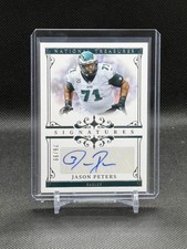 Jason Peters 2025 Panini National Treasures RC Auto /99 #SIG-JPS
