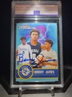 Bronny James Signed Card 2020 HS  Rookie Gold Authenticated.