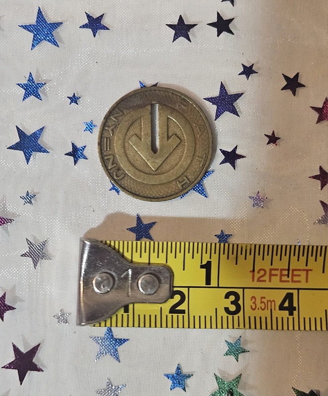 PATH NY NJ Port Authority Trans Hudson Brass Transit Token 1960s