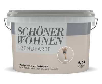 Schöner Wohnen Trendfarbe Wandfarbe matt 2,5L Cosy 