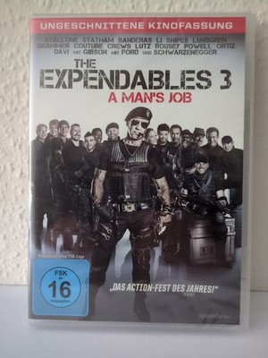 The Expendables 3 a Mans Job DVD - Stallone Schwarzenegger Action FSK 16 Neu/OVP