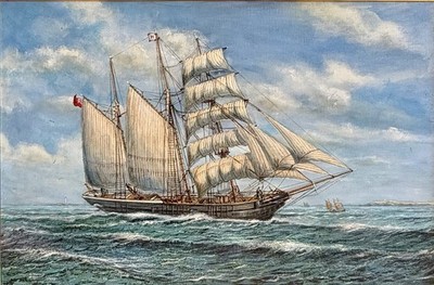 E. Vovsey (XX) - Öl - Portrait Of ''England's Rose'' 1858 - Gerahmt & Signiert