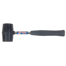 Westward 4Yr61 Mallet, Rubber, 1 Lb, Steel/Rubber