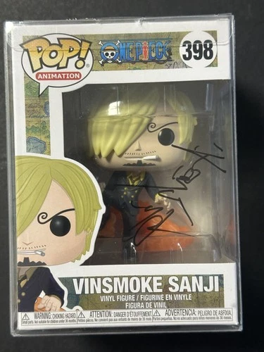 Hiroaki Hirata Signed One Piece Vinsmoke Sanji Funko Pop #398 AUTO COA