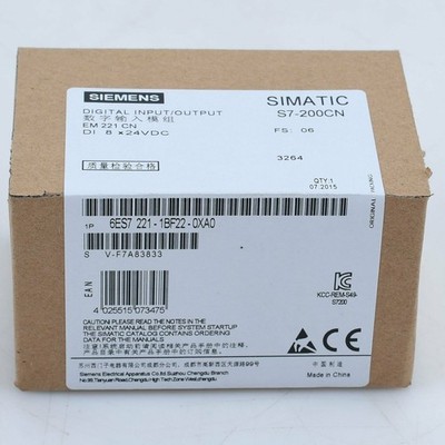 NEW   In Box 6ES7221-1BF22-0XA0 Digital Input Module Fast Delivery *ll
