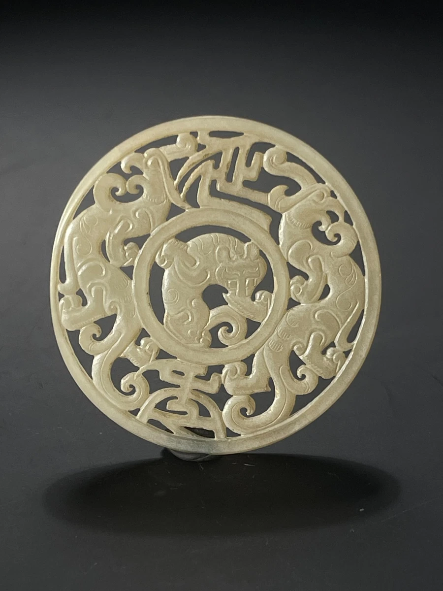 Tiger 白色古董中国雕塑、雕像| eBay