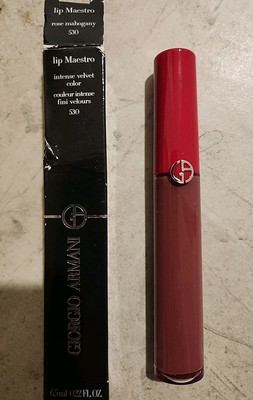 Giorgio Armani Lip Maestro Intense Velvet Color ROSE MAHOGANY 530 6.5 ml Read