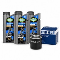 3 L Yacco ÖL 10W40 Mahle ÖLfilter FüR Honda CB CBF CBR GL NC NT NTV Kawasaki Tri