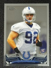 2013 Topps Chrome #47 Bjoern Werner Base Rookie Card RC Indianapolis Colts. rookie card picture