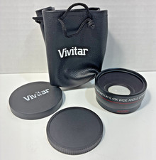 Vivitar HD4 MC AF .43x High Definition Wide Angle Converter Macro 55mm W/Pouch