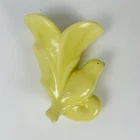 Vintage Yellow McCoy Bird Wall Pocket Vase Mid-century Ceramic 6”