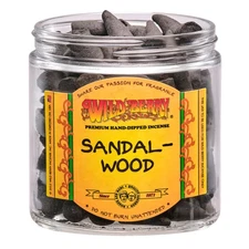 50x Wild Berry Incense Cones - Sandalwood - USA Made 1" Tall
