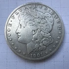 Morgan Silver Dollar $1 Coin New Orleans 1901 0.9 Silver Circulated