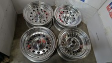 Set 4 Bandit Ii 4-lug 14 X 6 Superior Wheels Gm Ford Datsun Mg Centerline Type