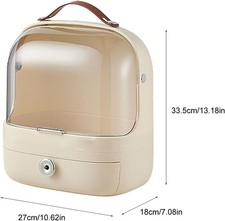 BEIJIALY Makeup Storage Organizer, Cosmetic Storage Box with Drawer Transparent