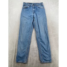 Levi's 550 Jeans 32x34 Blue Orange Tab Vintage Relaxed Fit Tapered Leg Denim