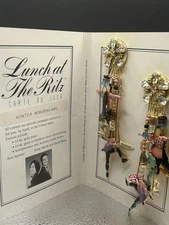 Vintage Lunch at the Ritz Clip beautiful Winter Wonderland themed 1989