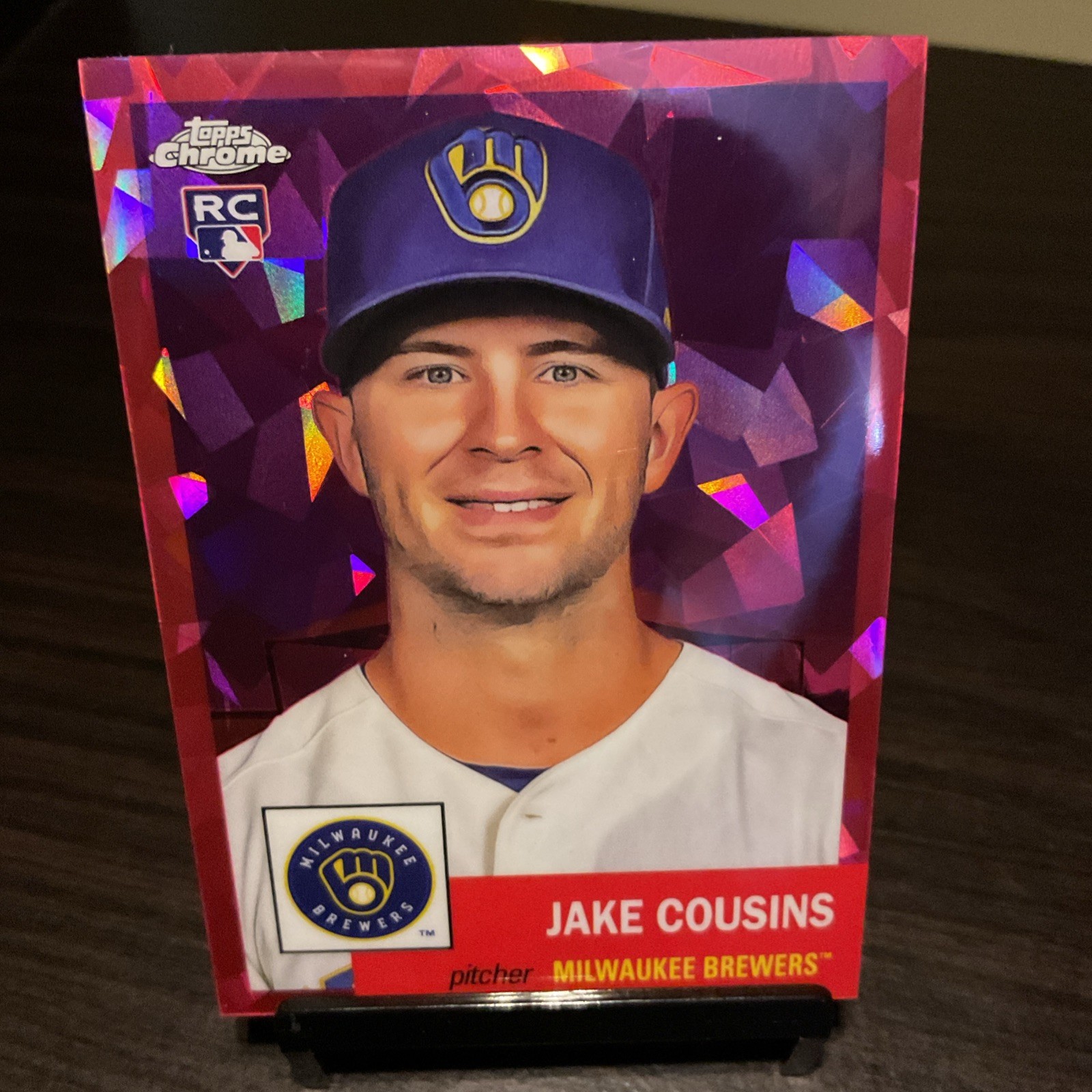 2022 Topps Chrome - Jake Cousins #175 Platinum Atomic Refractor /100 
