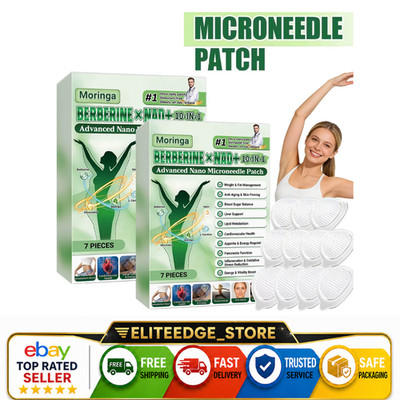 GLORENDA Moringa Berberine 10-in-1 Advanced Nano Microneedle Patch (7pcs/box)