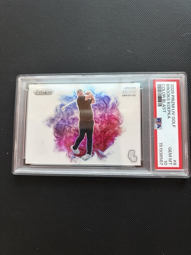 Brooks Koepka #8 2025 Panini Prizm LIV Color Blast card