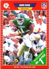 1989 Pro Set Andre Rison #497 (RC)-Falcons and Packers Great!