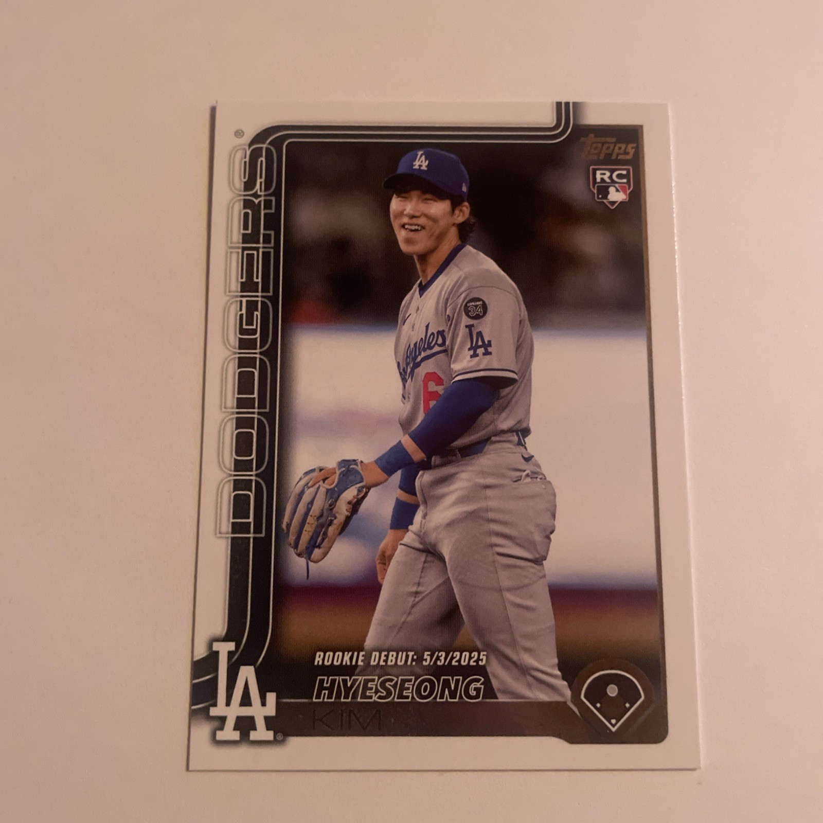 2025 Topps Update #US312 Hyeseong Kim Rookie Card RC Rookie Debut Dodgers