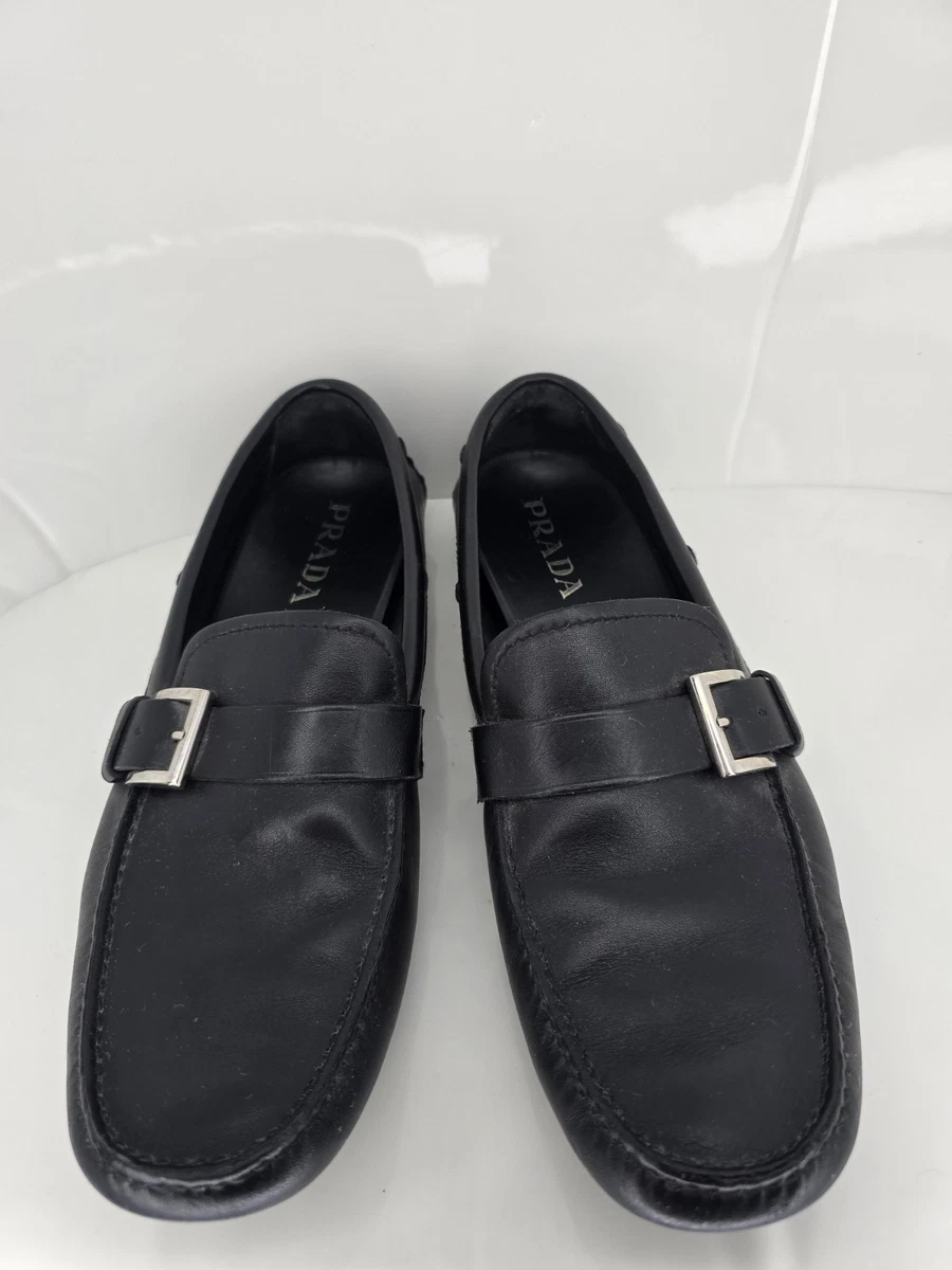 Men for Shoes Casual Black Moccasin PRADA モカシン スエード ブラック PRADA for eBay | sale 靴
